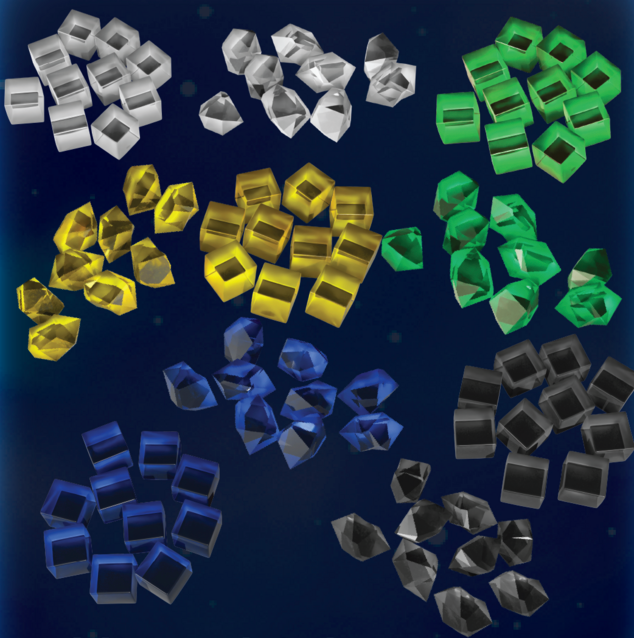 Supplementary Colors (cubes & crystals)